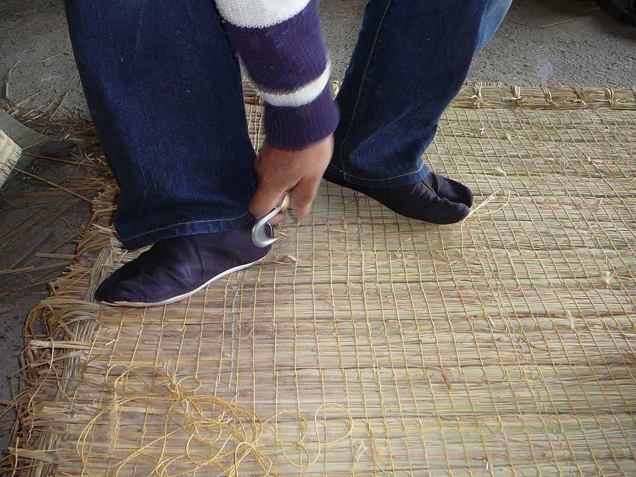 締め作業